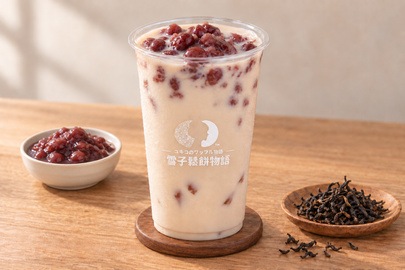 雪子紅豆紅茶拿鐵